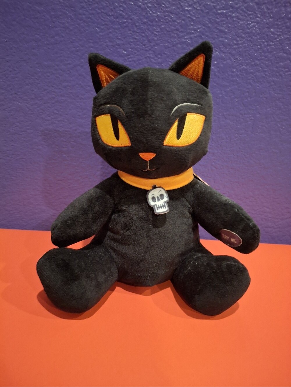 Target Hyde & Eek Animated Plush Black Cat